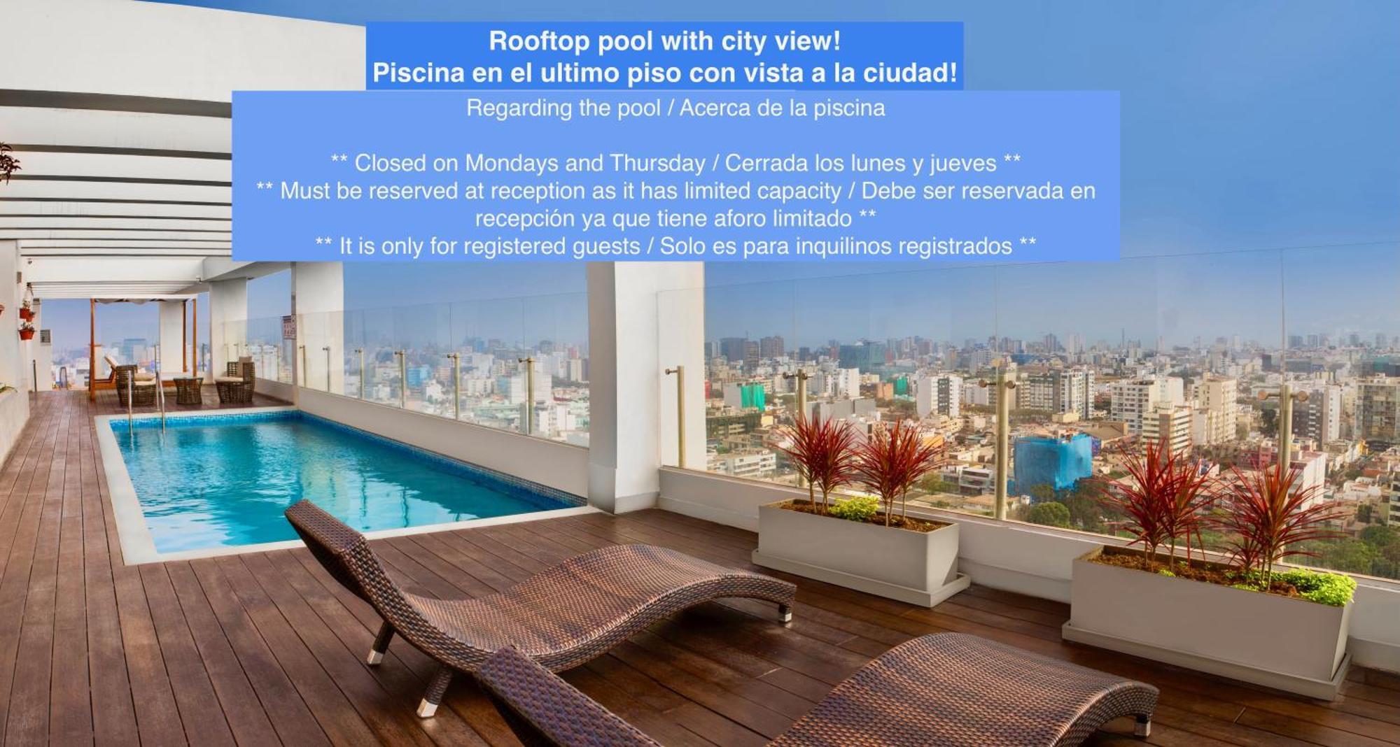 Alu Apartments - Limit With Miraflores Panoramic City View Lima Exterior foto